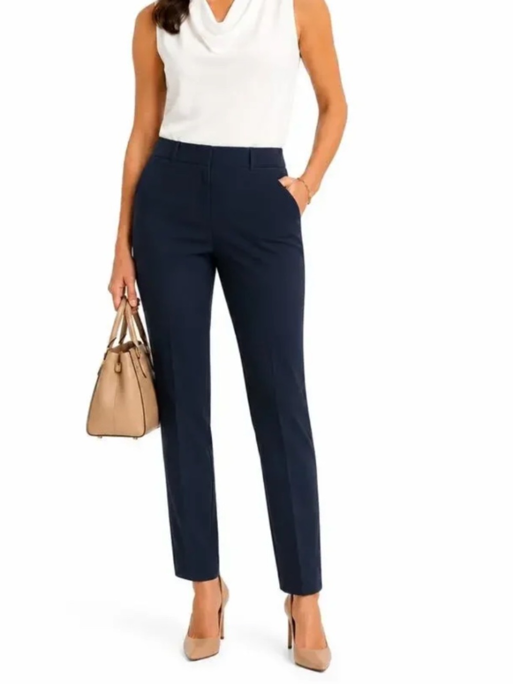 Lafayette 148 Ankle Stretch Tailored Pants - 4 🌟